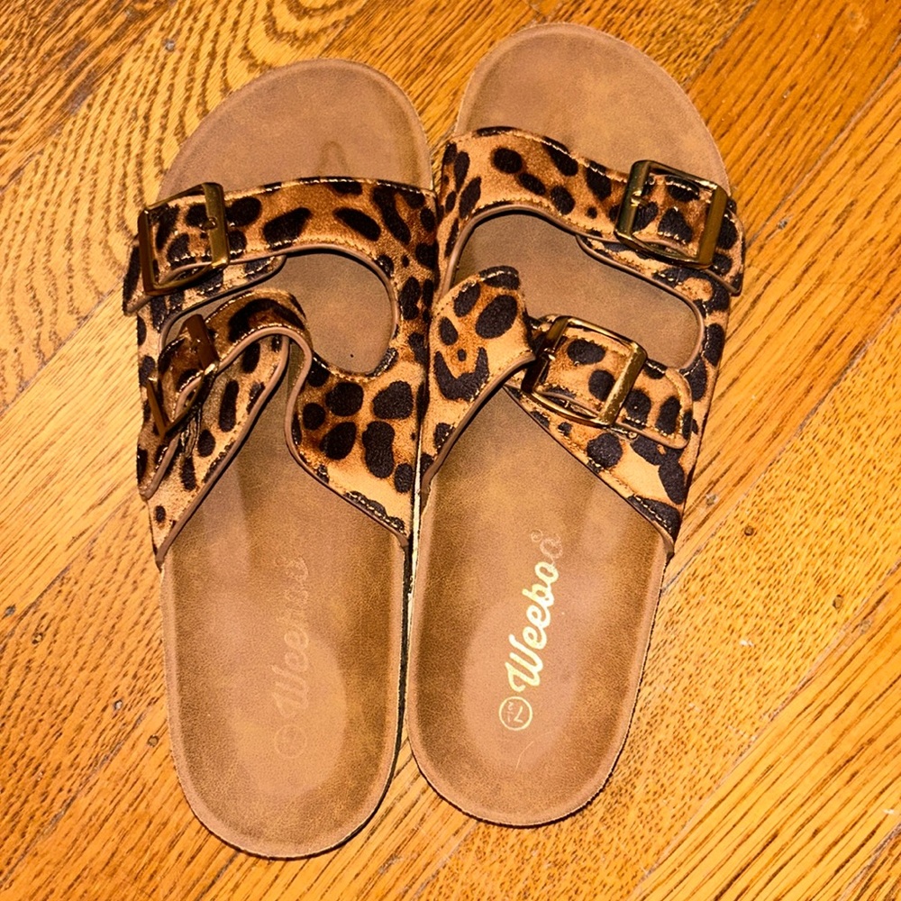 Open toed shoes